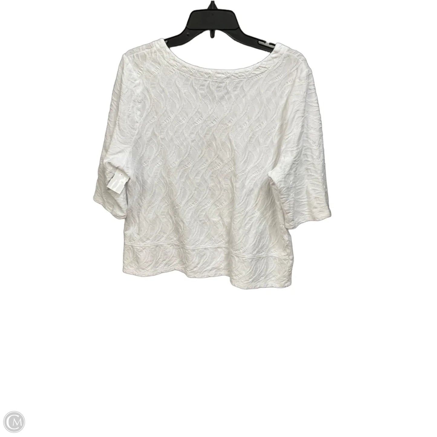 Top Short Sleeve By Habitat In White, Size: Xl