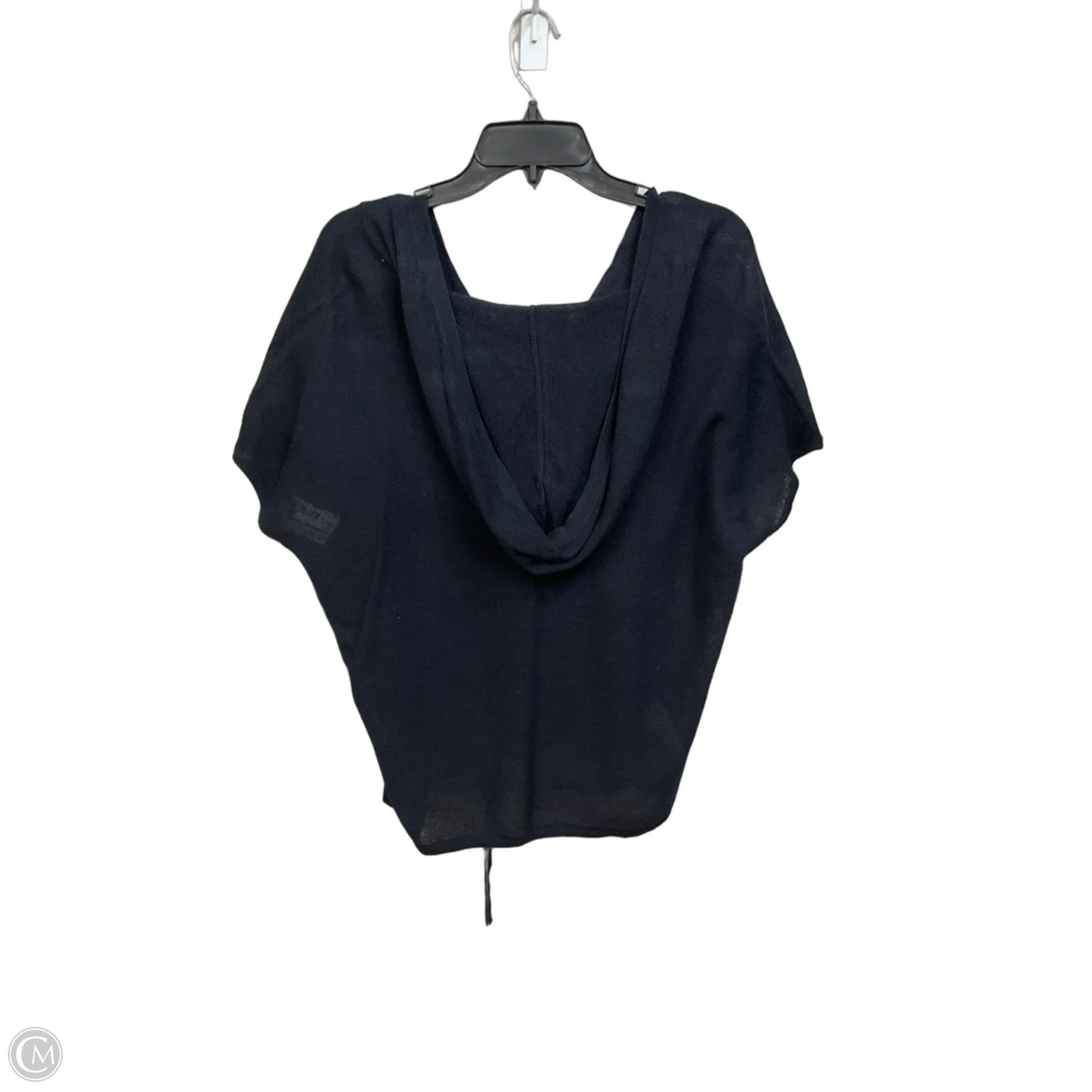 Top Short Sleeve By Loft In Navy, Size: M