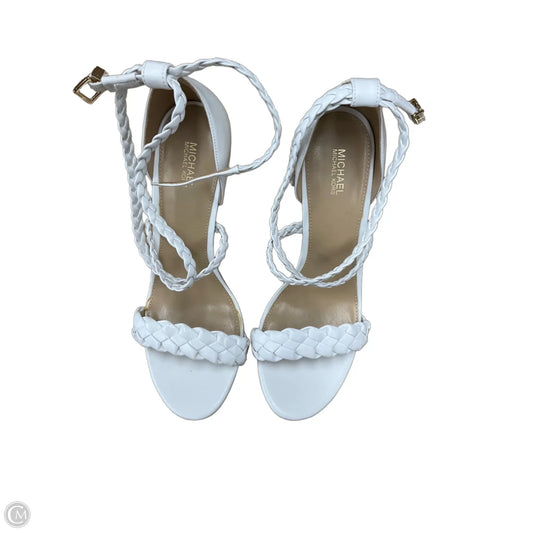Shoes Designer By Michael Kors In White, Size: 9
