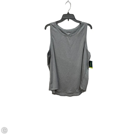 Athletic Tank Top By Tek Gear In Grey, Size: Xxl