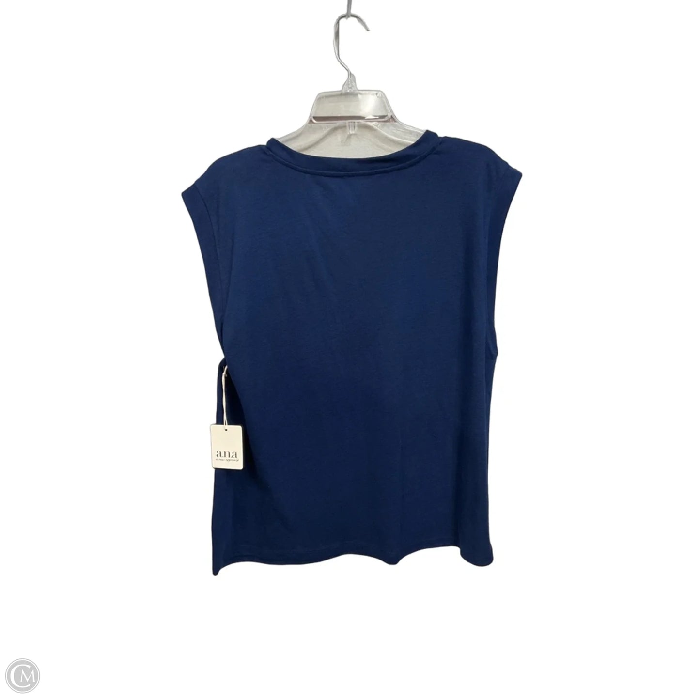 Top Short Sleeve By Ana In Navy, Size: Xl