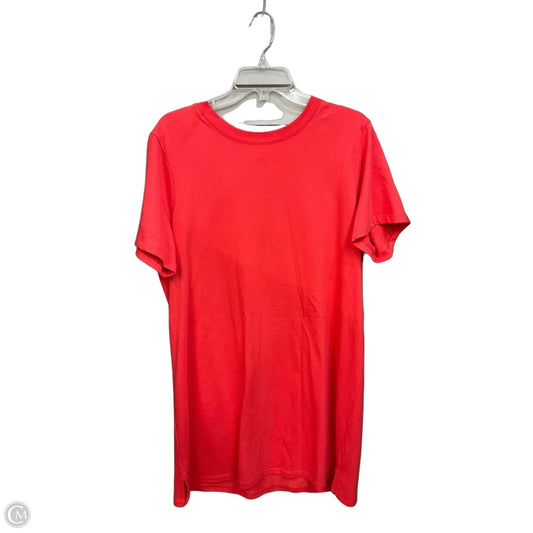 Dress Casual Midi By Old Navy In Coral, Size: L