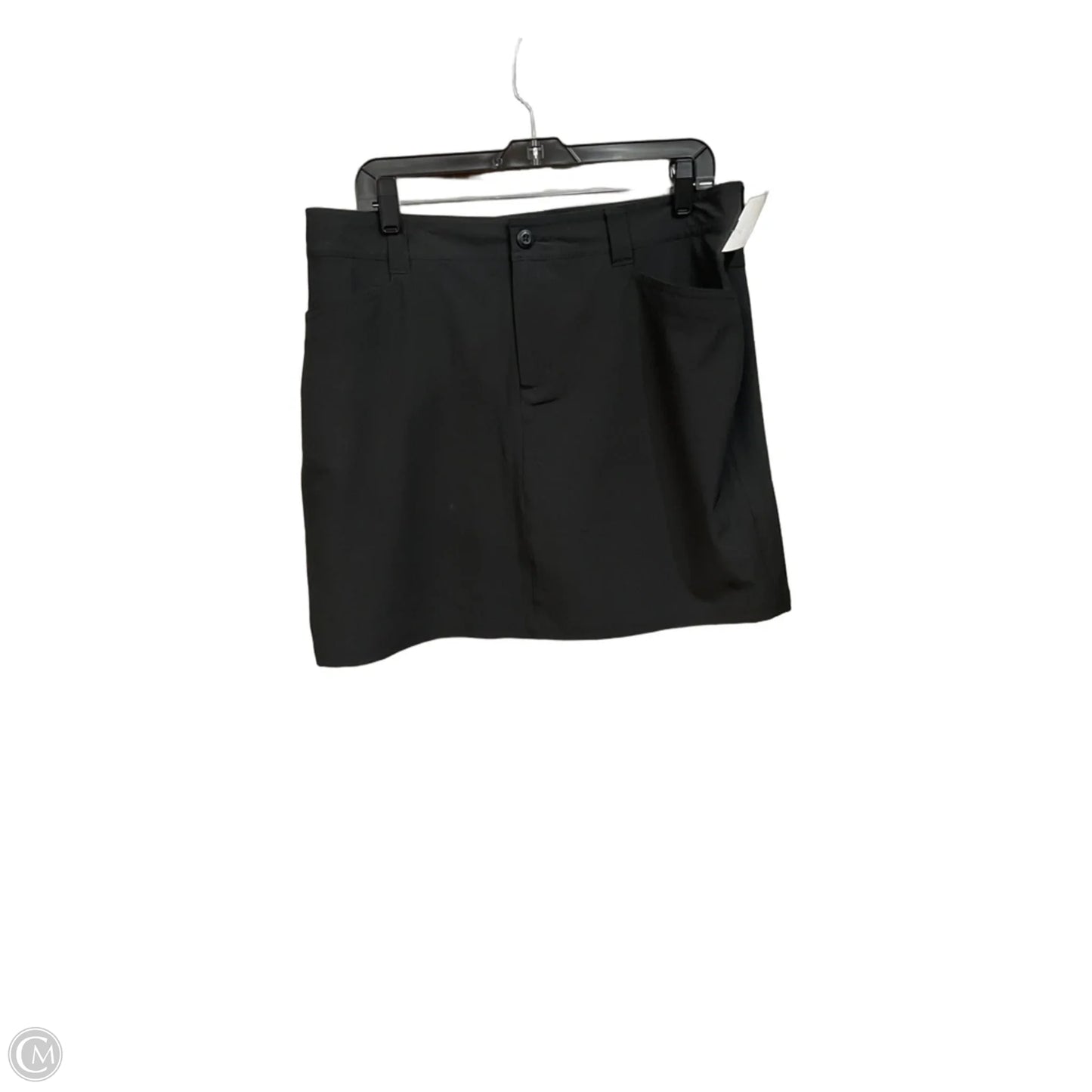 Athletic Skort By Eddie Bauer In Black, Size: L
