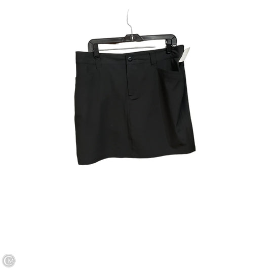 Athletic Skort By Eddie Bauer In Black, Size: L