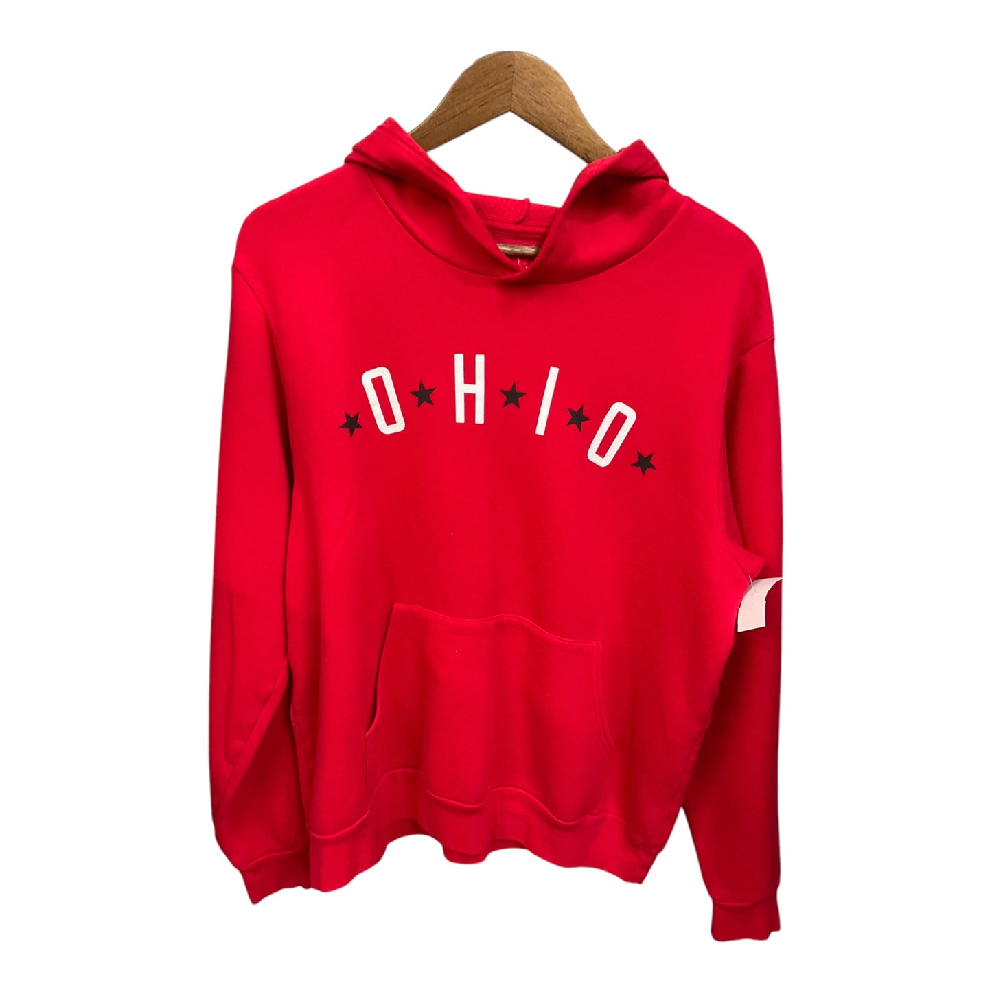 Athletic Sweatshirt Hoodie By Clothes Mentor In Red, Size: L