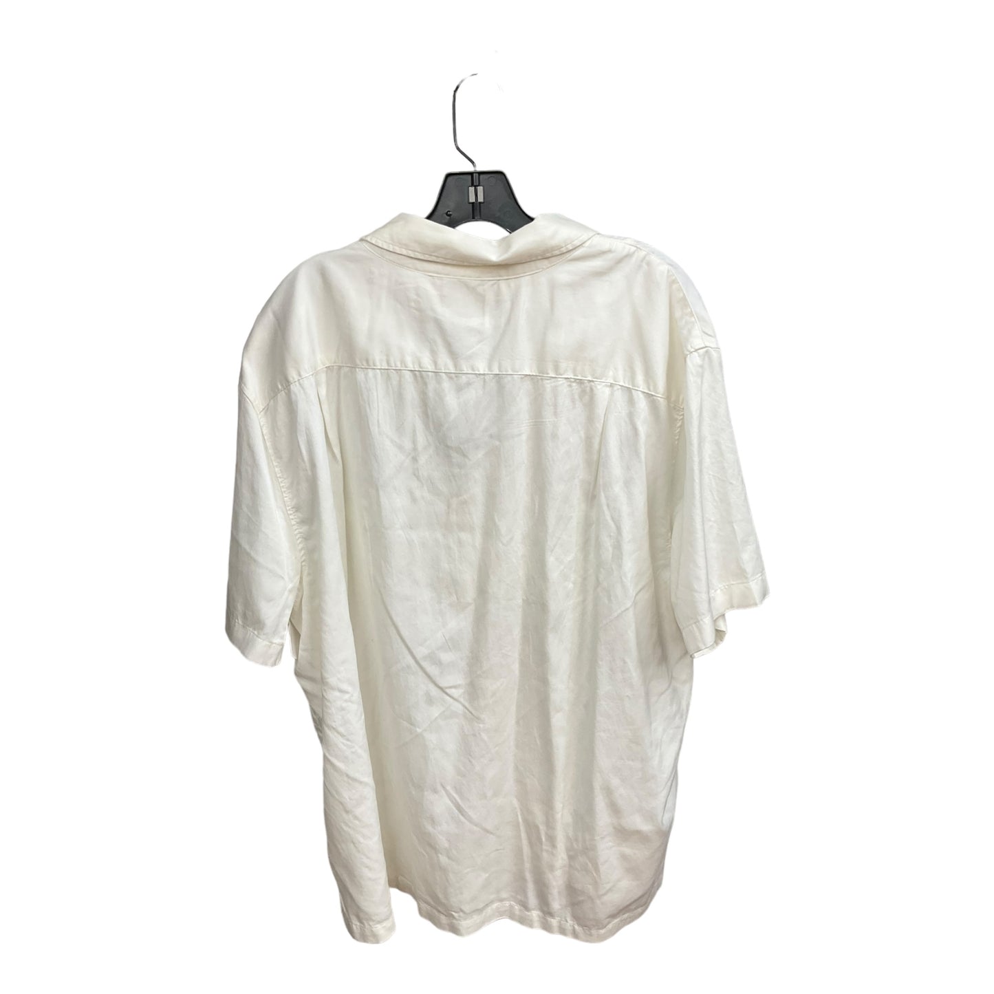 Cream Top Short Sleeve Basic H&m, Size Xxl