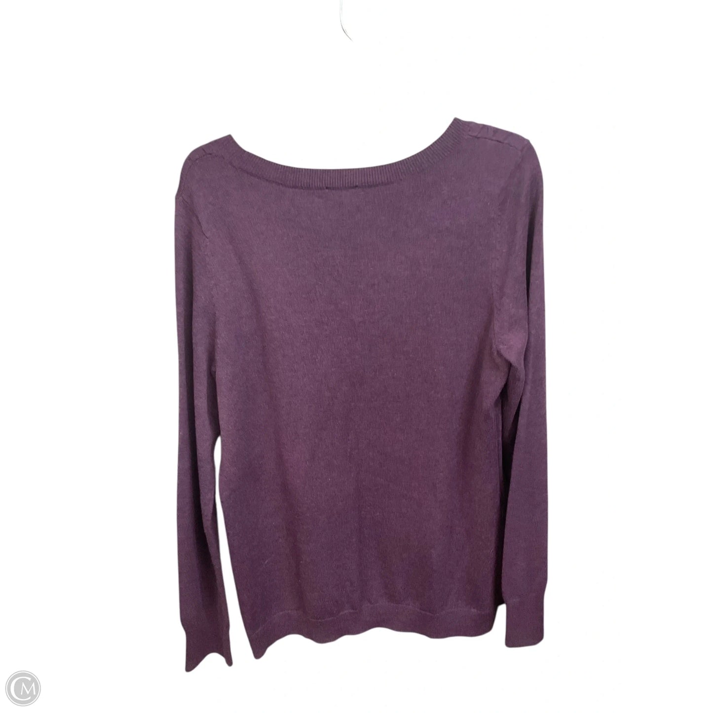 Sweater By Talbots In Purple, Size: Xl