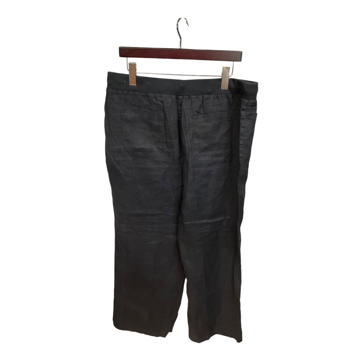 Pants Linen By Style And Company In Black, Size: 14