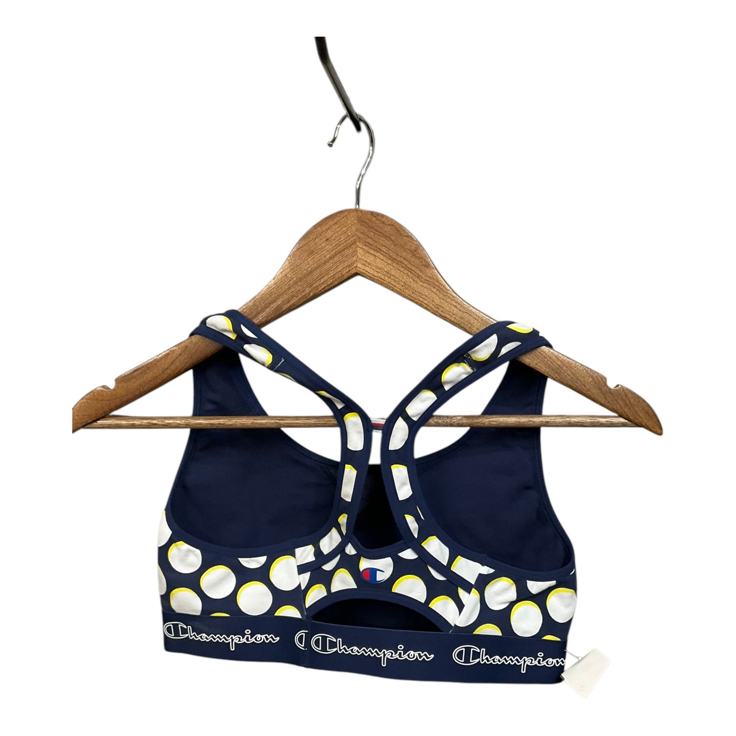 Athletic Bra By Champion In Polkadot Pattern, Size: M