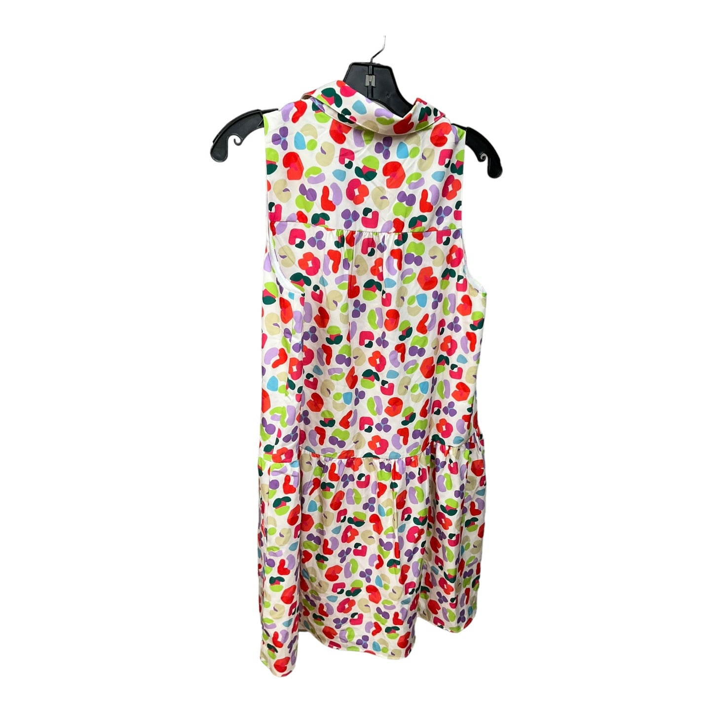 Multi-colored Dress Casual Midi Clothes Mentor, Size L