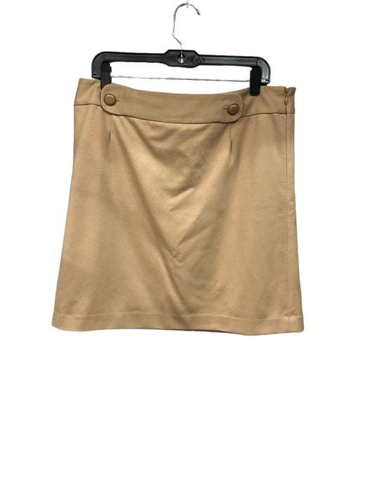 Skirt Mini & Short By Loft In Tan, Size: 14