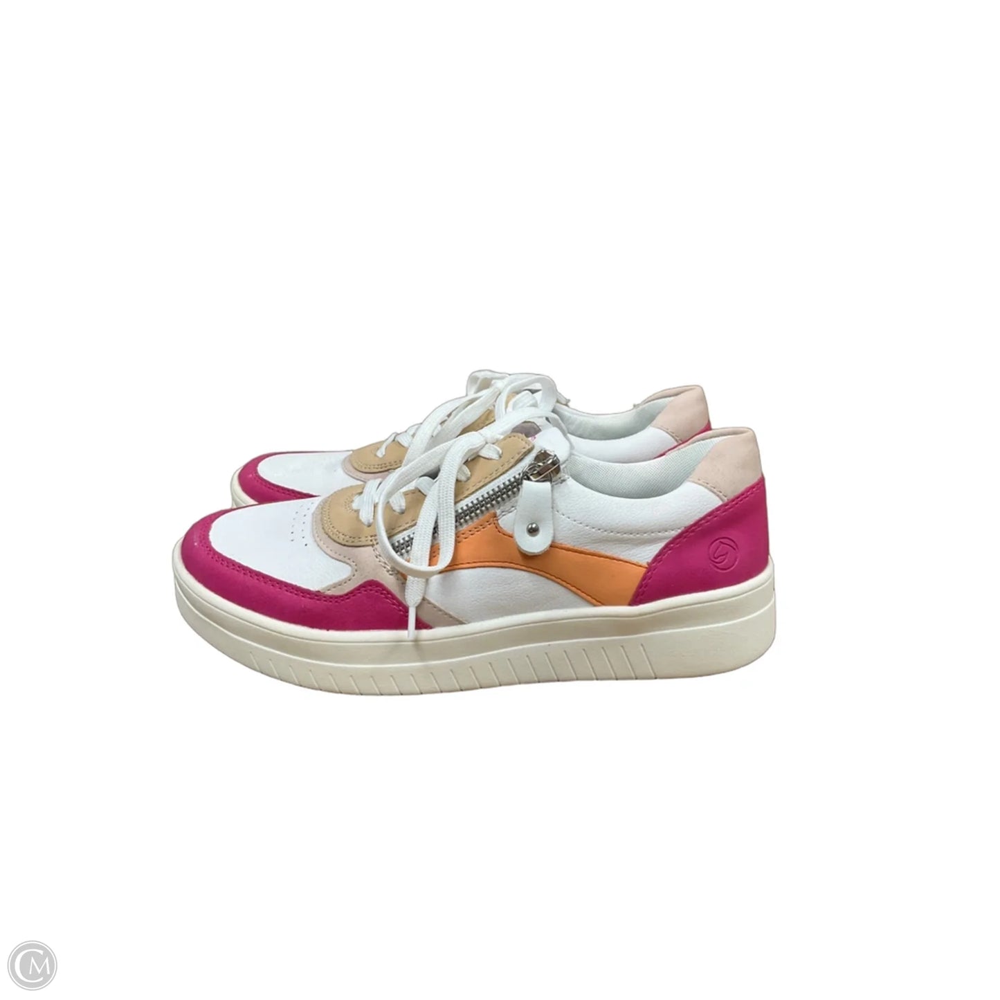 Shoes Athletic By Cmb In Pink & White, Size: 7