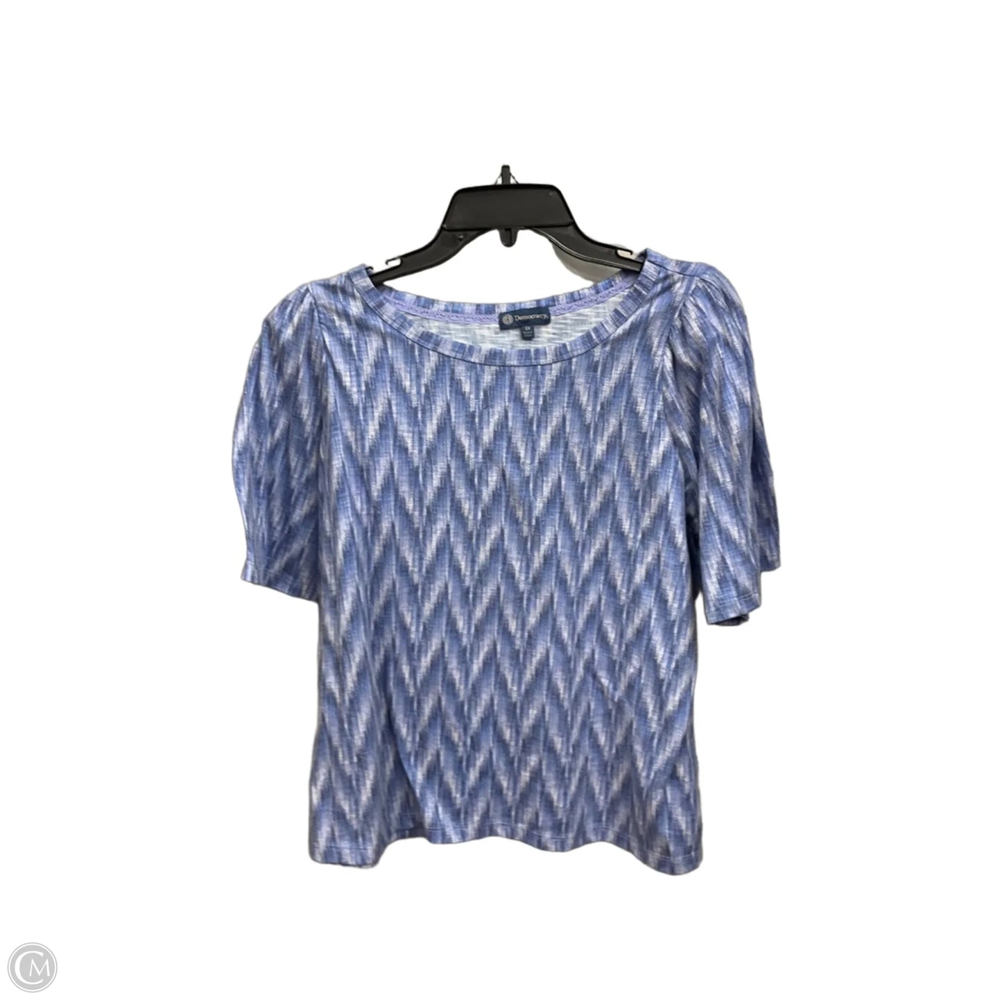 Top Short Sleeve By Democracy In Blue, Size: 1x