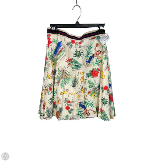 Skirt Midi By J. Crew In Tropical Print, Size: 2