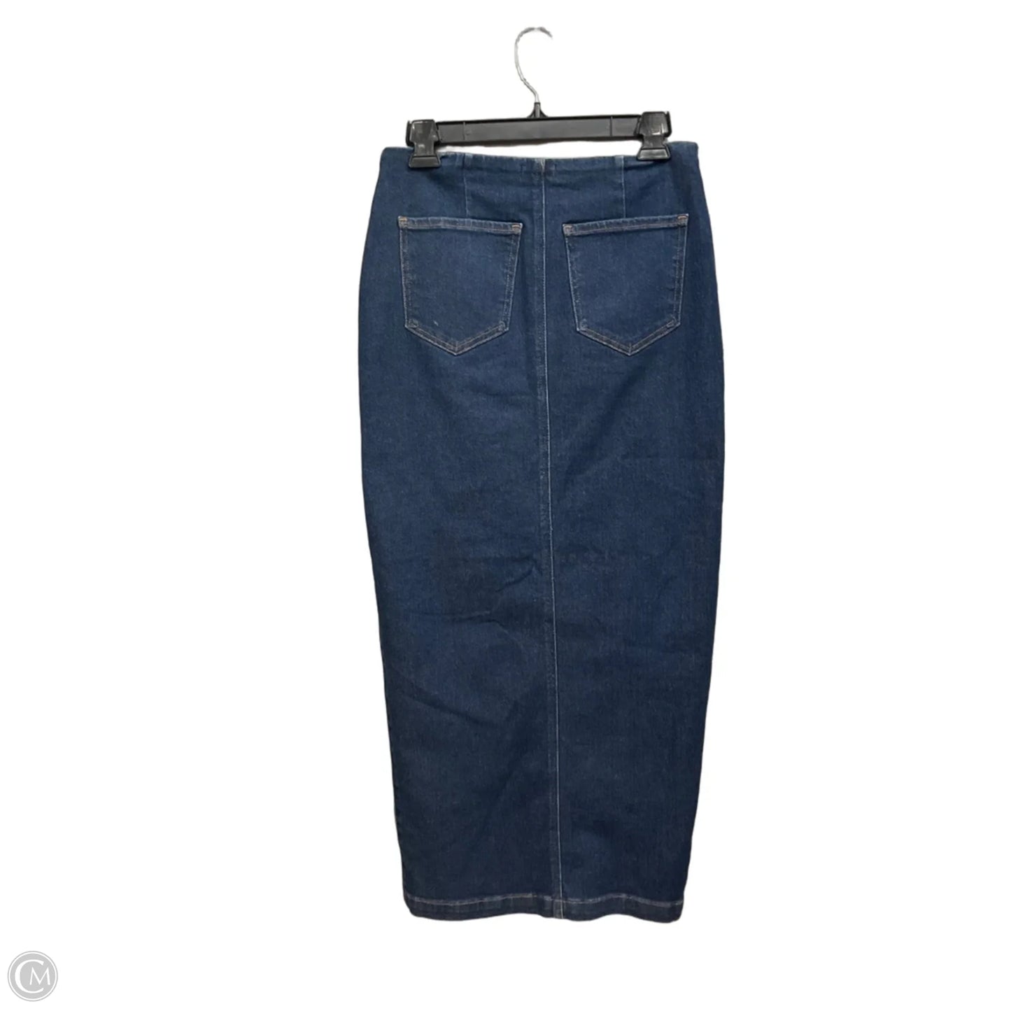 Skirt Maxi By Express In Blue Denim, Size: 0