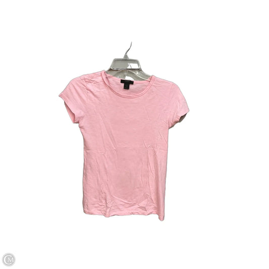 Top Short Sleeve By J. Crew In Peach, Size: S