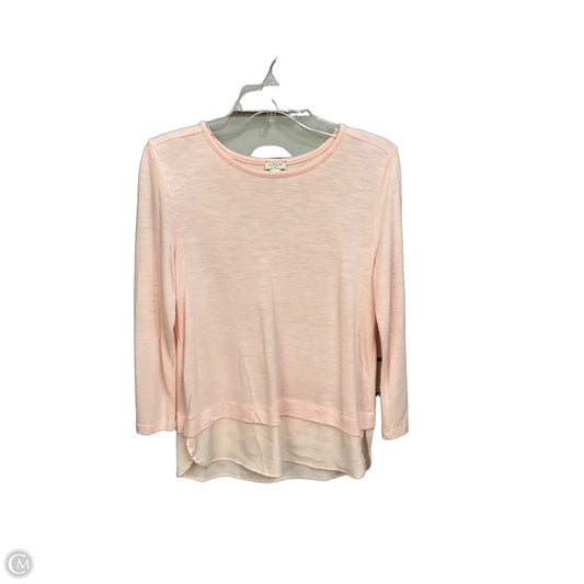 Top Long Sleeve By J. Crew In Pink, Size: S