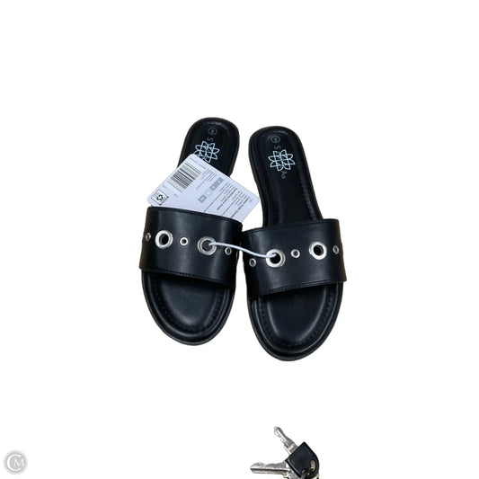 Sandals Flats By Serra In Black, Size: 9