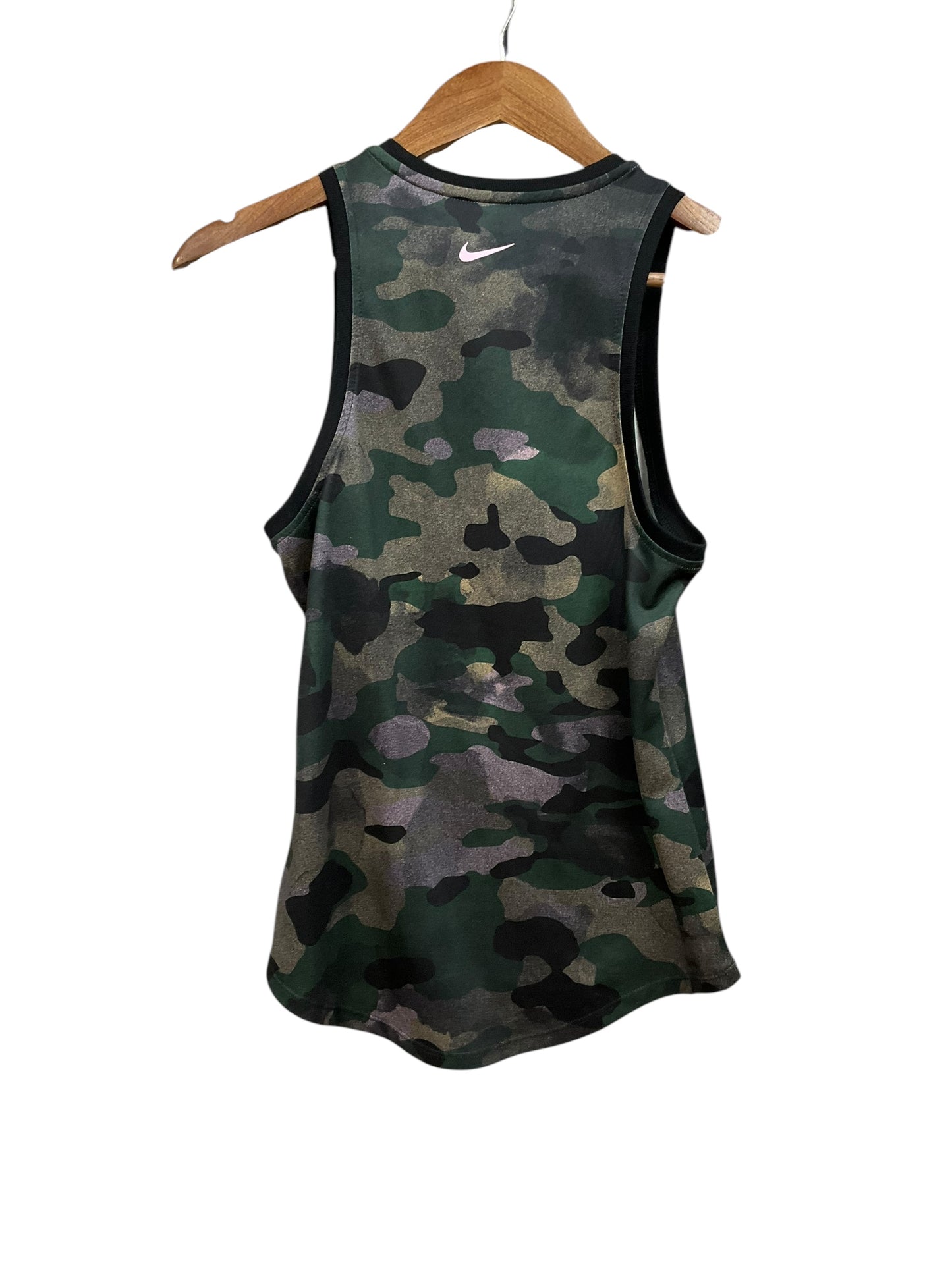 Athletic Tank Top By Nike Apparel In Camouflage Print, Size: Xs