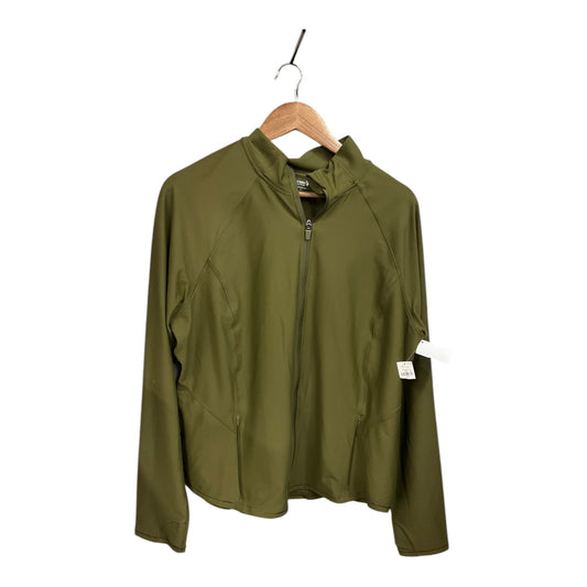 Athletic Jacket By Old Navy In Green, Size: Xxl