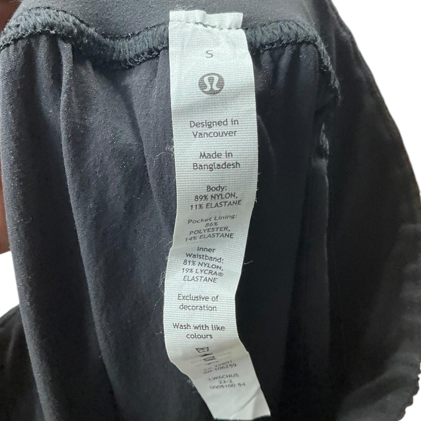 Athletic Pants By Lululemon In Black, Size: S