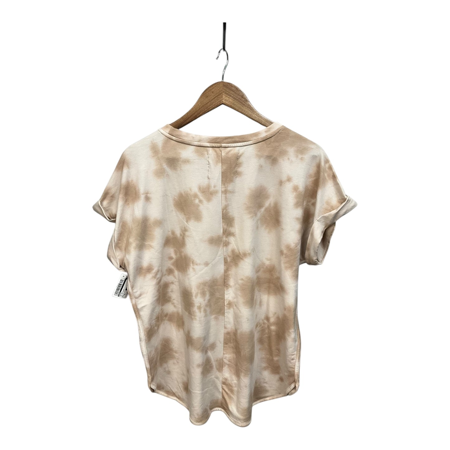 Top Short Sleeve By Cupio In Tie Dye Print, Size: Xl