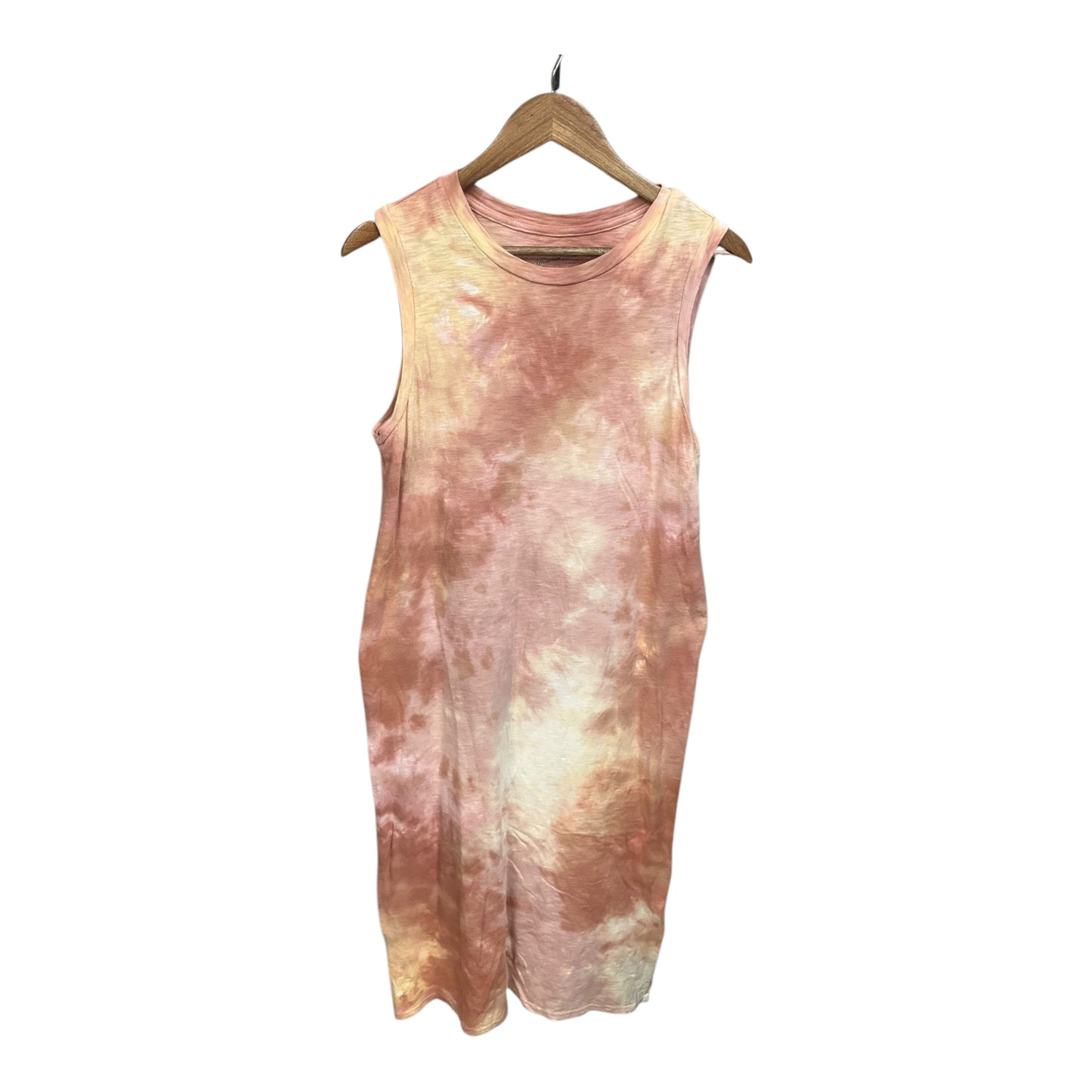 Dress Casual Midi By Universal Thread In Tie Dye Print, Size: M