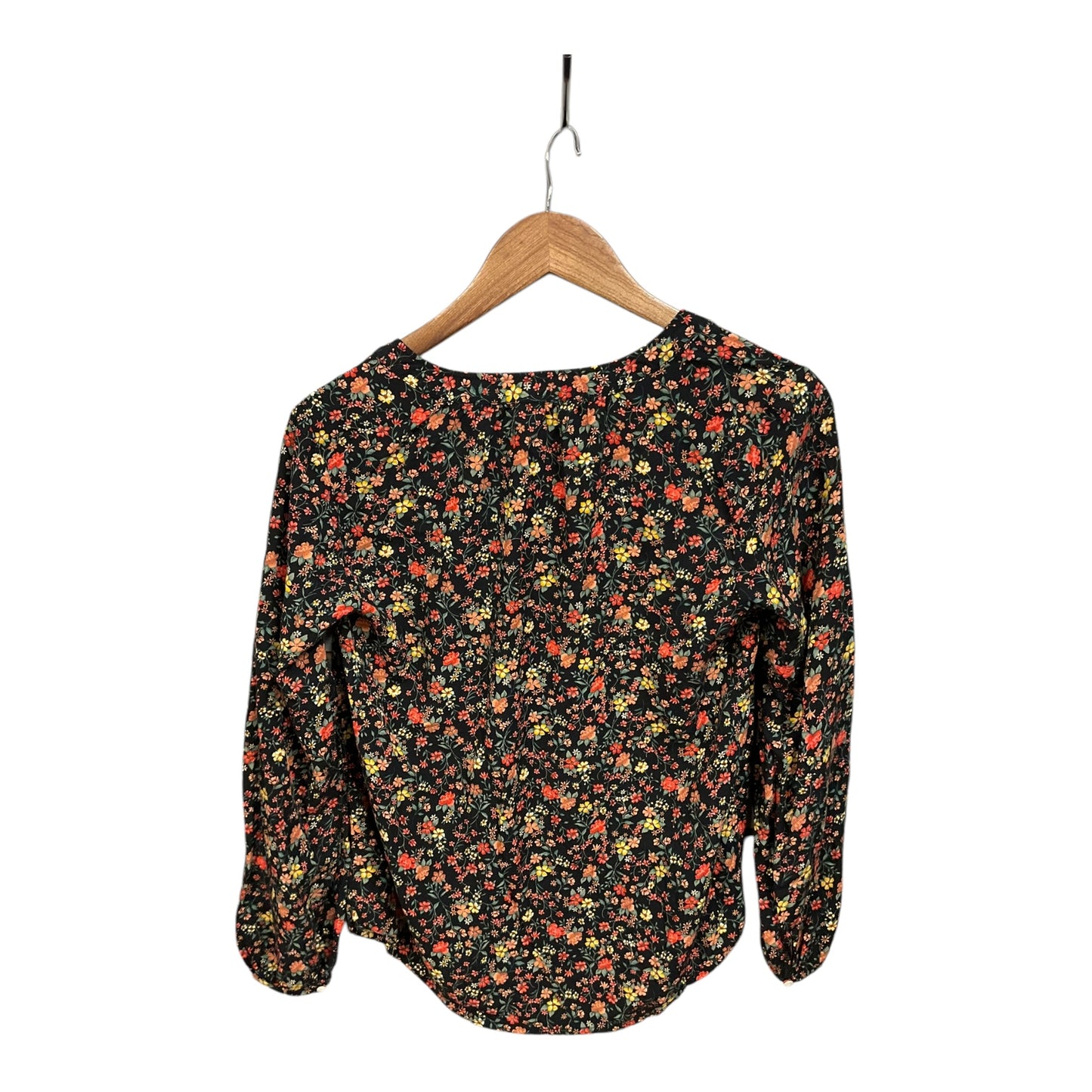 Top Long Sleeve By Old Navy In Floral Print, Size: M