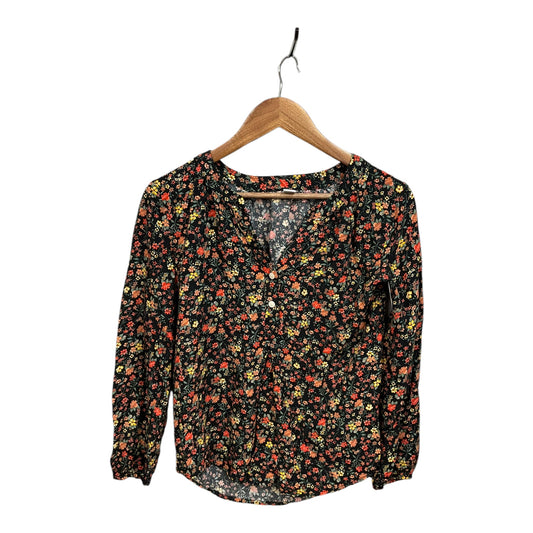 Top Long Sleeve By Old Navy In Floral Print, Size: M