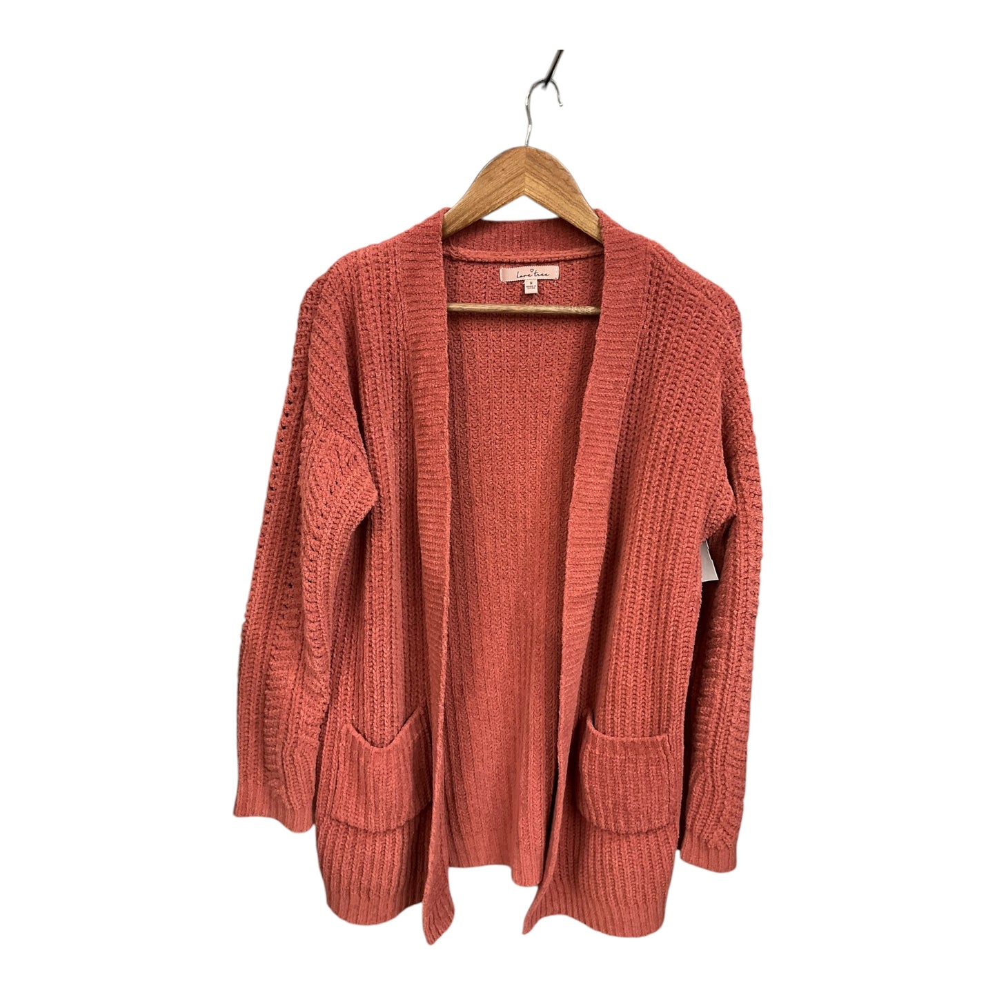 Cardigan By Love Tree In Orange, Size: M