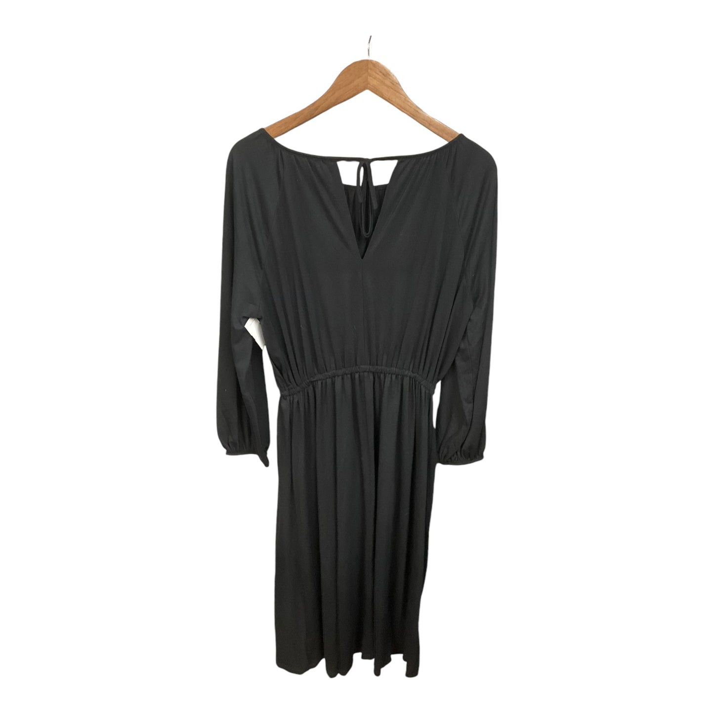 Dress Casual Midi By Who What Wear In Black, Size: M