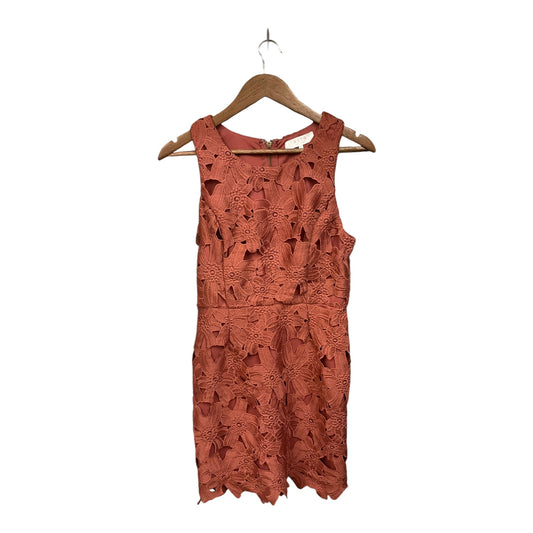 Dress Casual Midi By Astr In Coral, Size: M