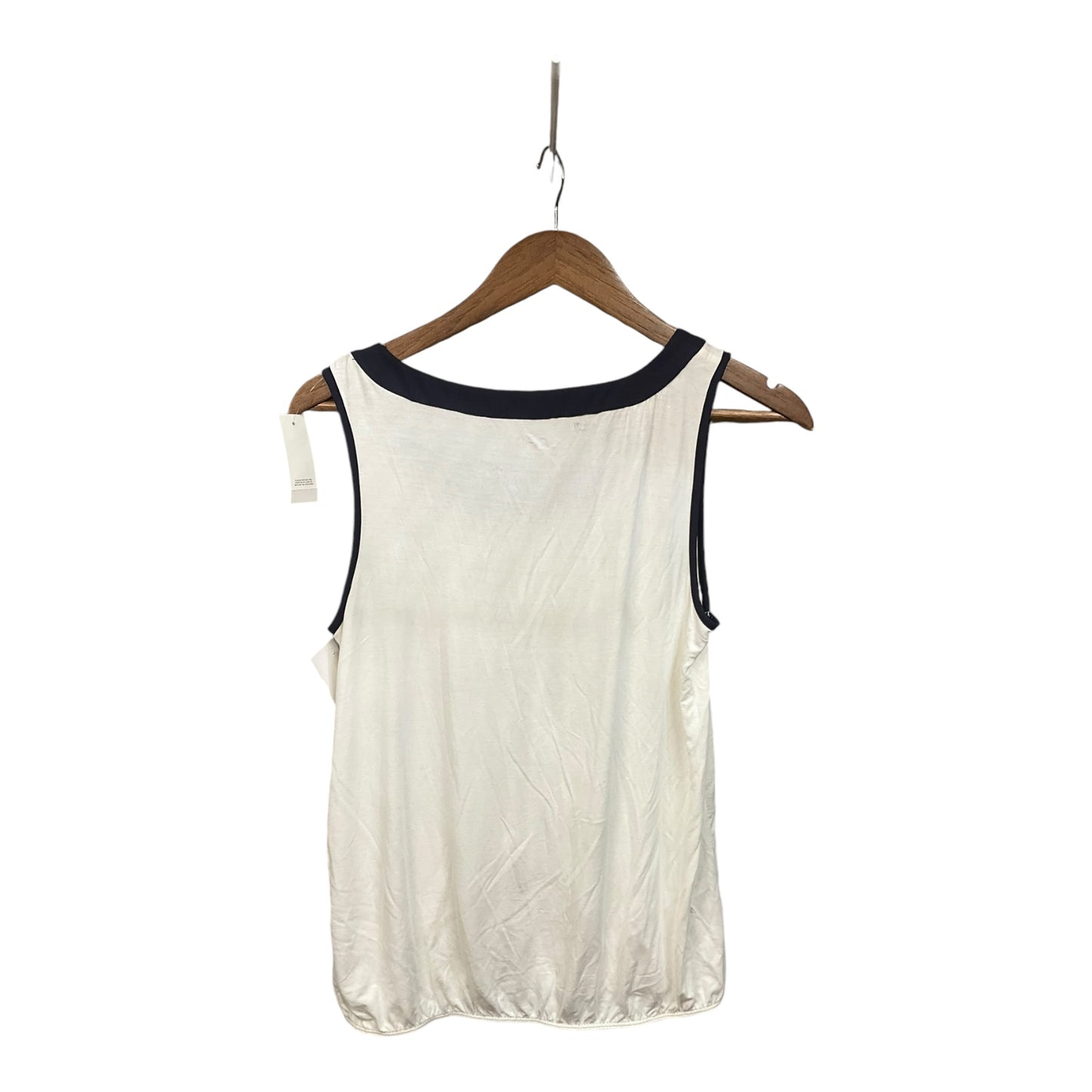 Top Sleeveless By Ann Taylor In White, Size: S