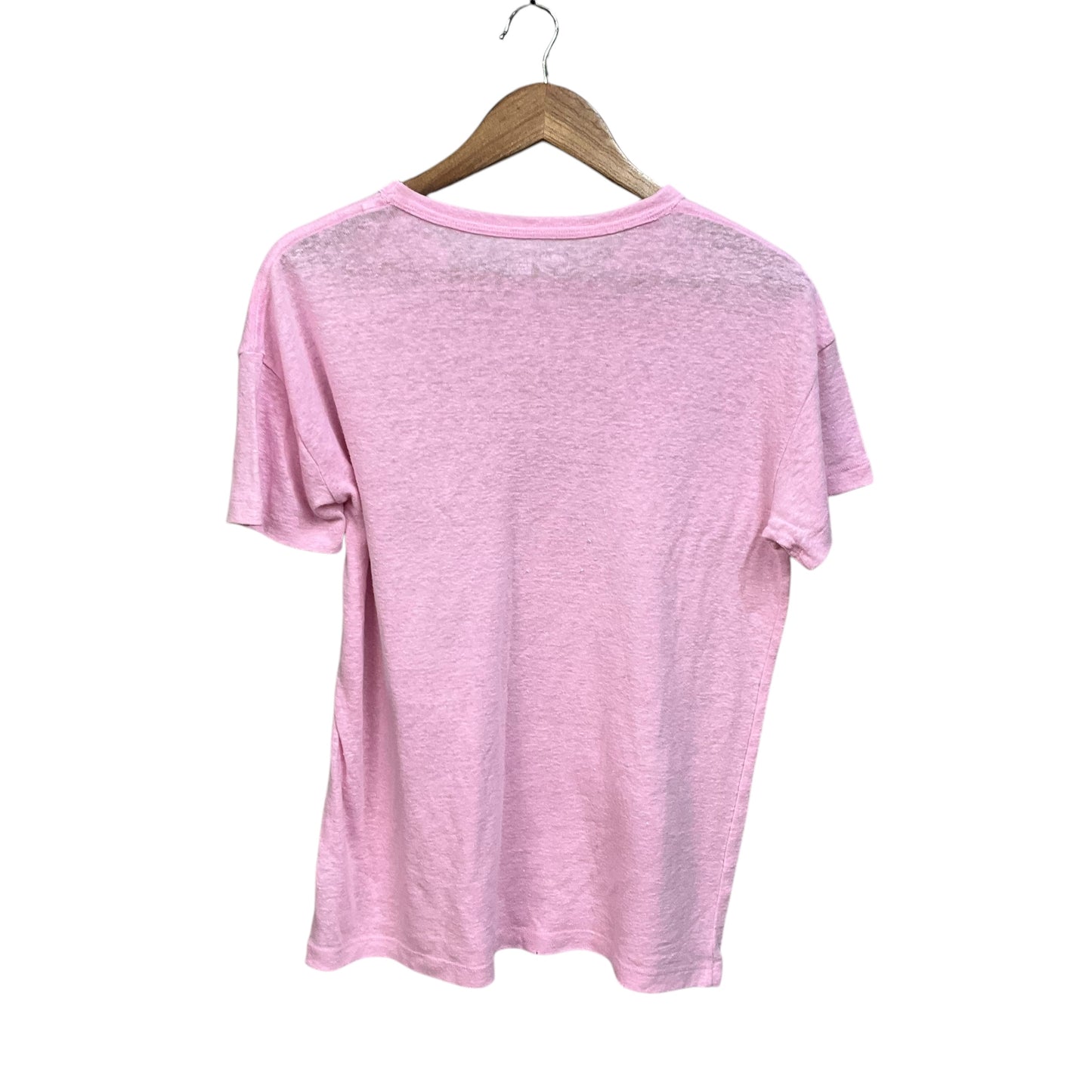 Top Short Sleeve By Aerie In Pink, Size: Xs