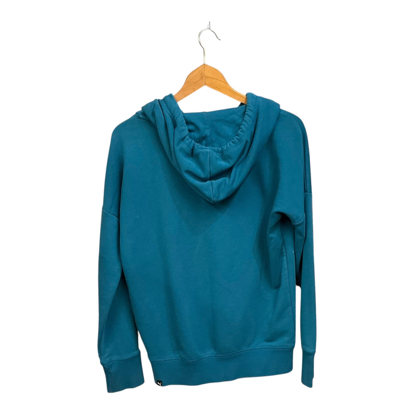 Sweatshirt Hoodie By Puma In Aqua, Size: S