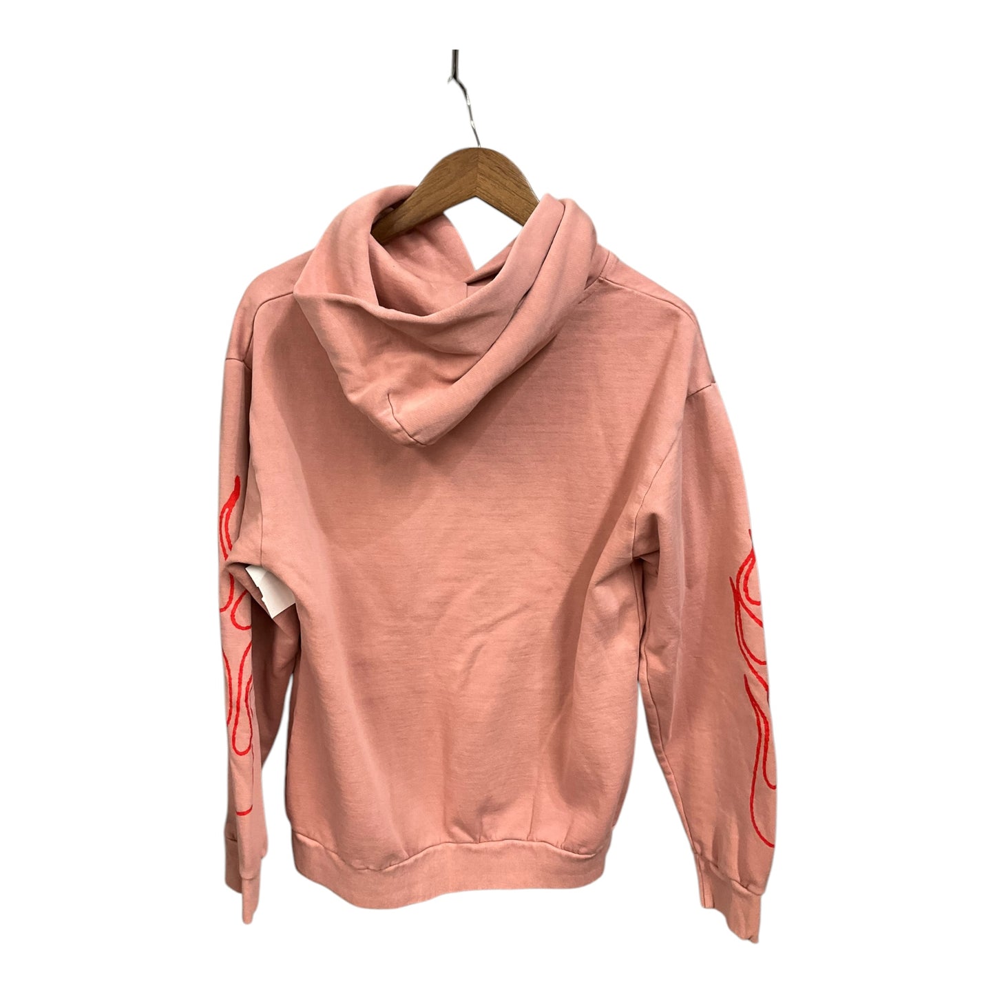 Sweatshirt Hoodie By Clothes Mentor In Pink, Size: M