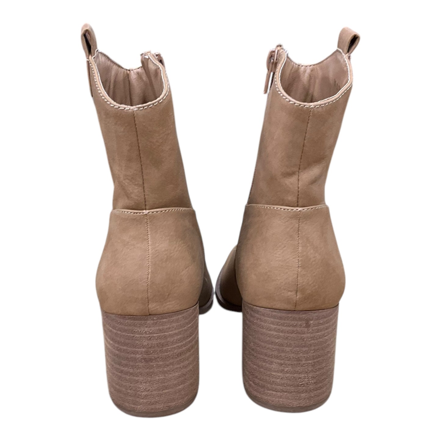 Boots Ankle Heels By Dolce Vita In Beige, Size: 10