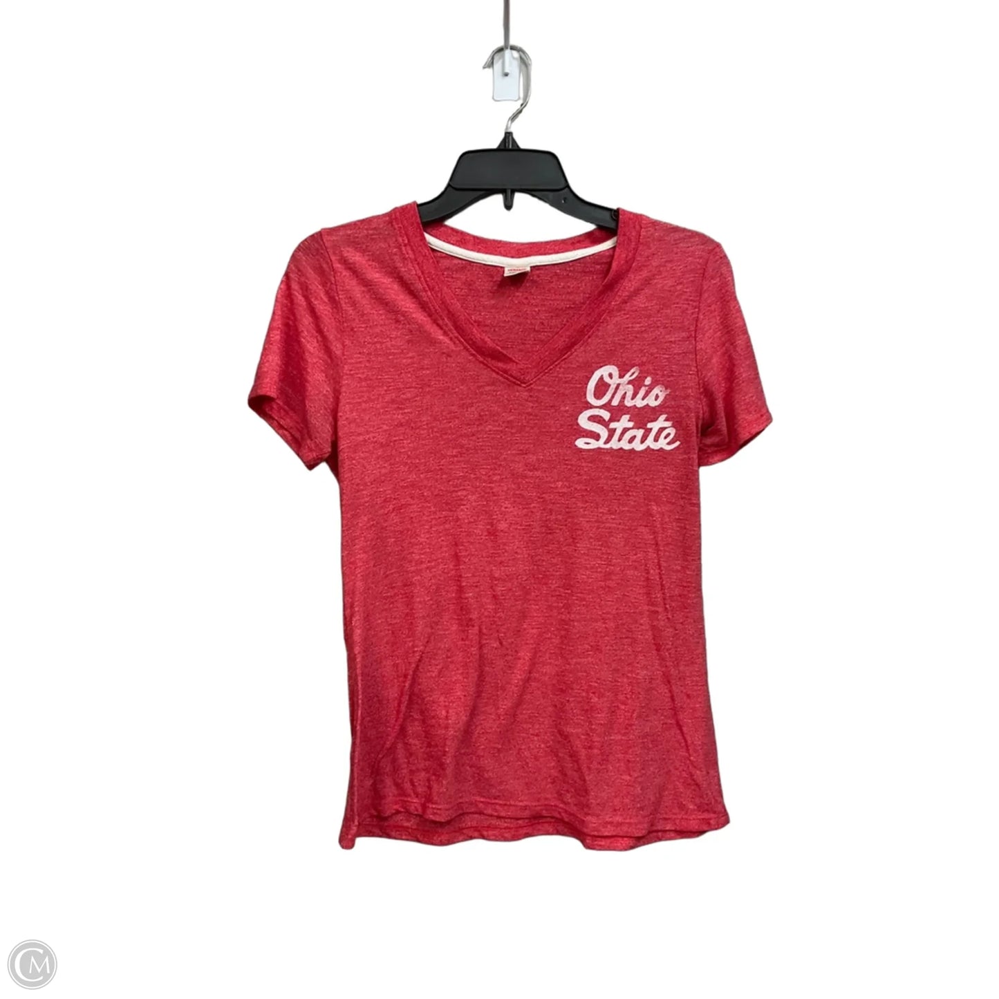 Top Short Sleeve By Homage In Red, Size: S