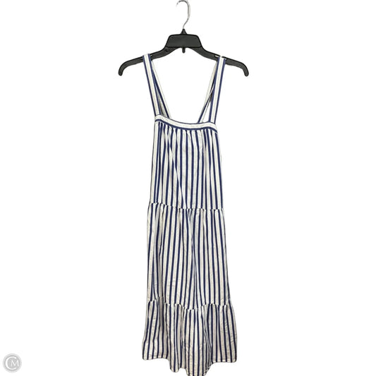 Dress Casual Midi By Universal Thread In Striped Pattern, Size: S