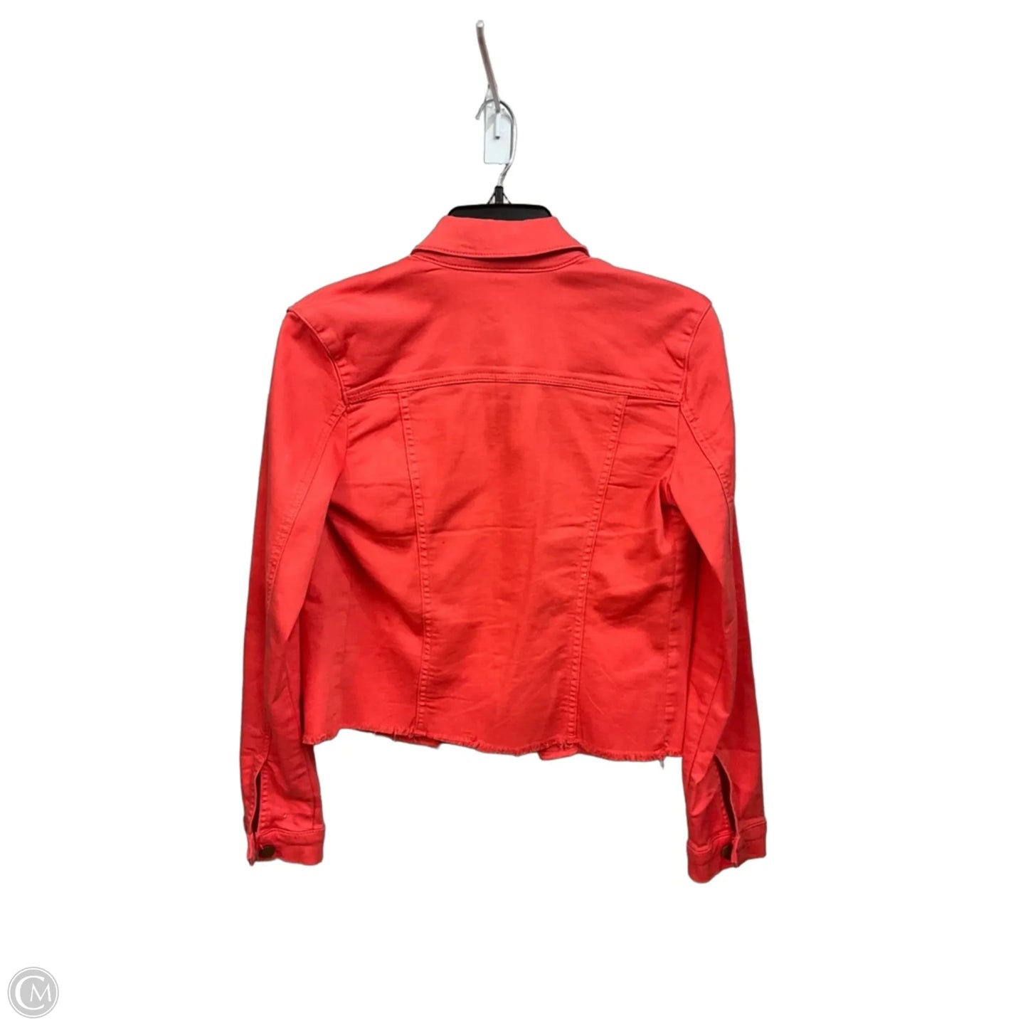 Jacket Denim By Kut In Orange Denim, Size: Xs