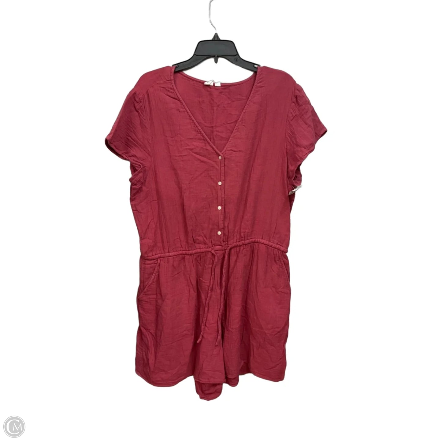 Romper By Gap In Maroon, Size: Xl