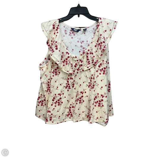 Tank Top By Lands End In Yellow, Size: 2x