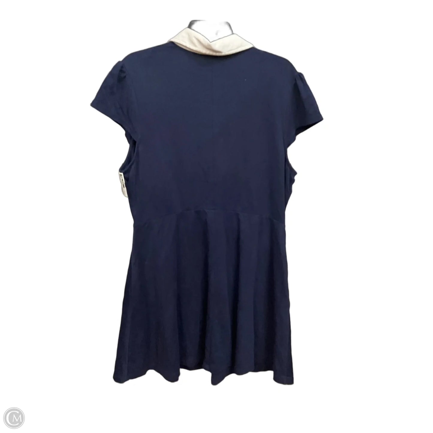 Dress Casual Short By New York And Co In Blue, Size: Xxl