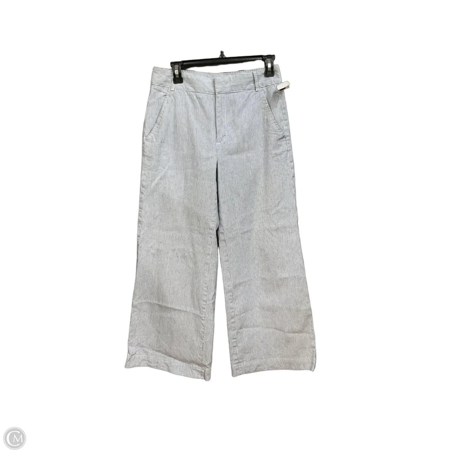 Pants Linen By Banana Republic In Striped Pattern, Size: 6