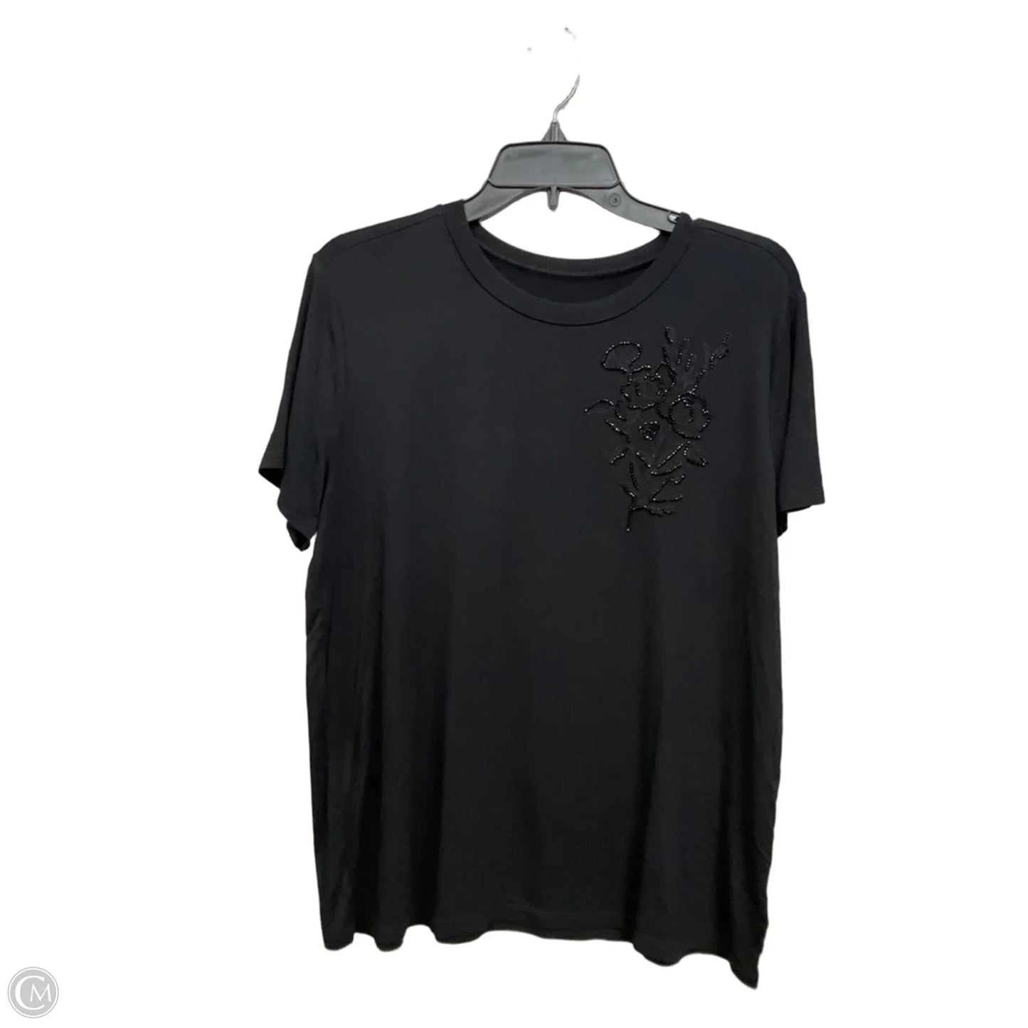 Top Short Sleeve By Torrid In Black, Size: L