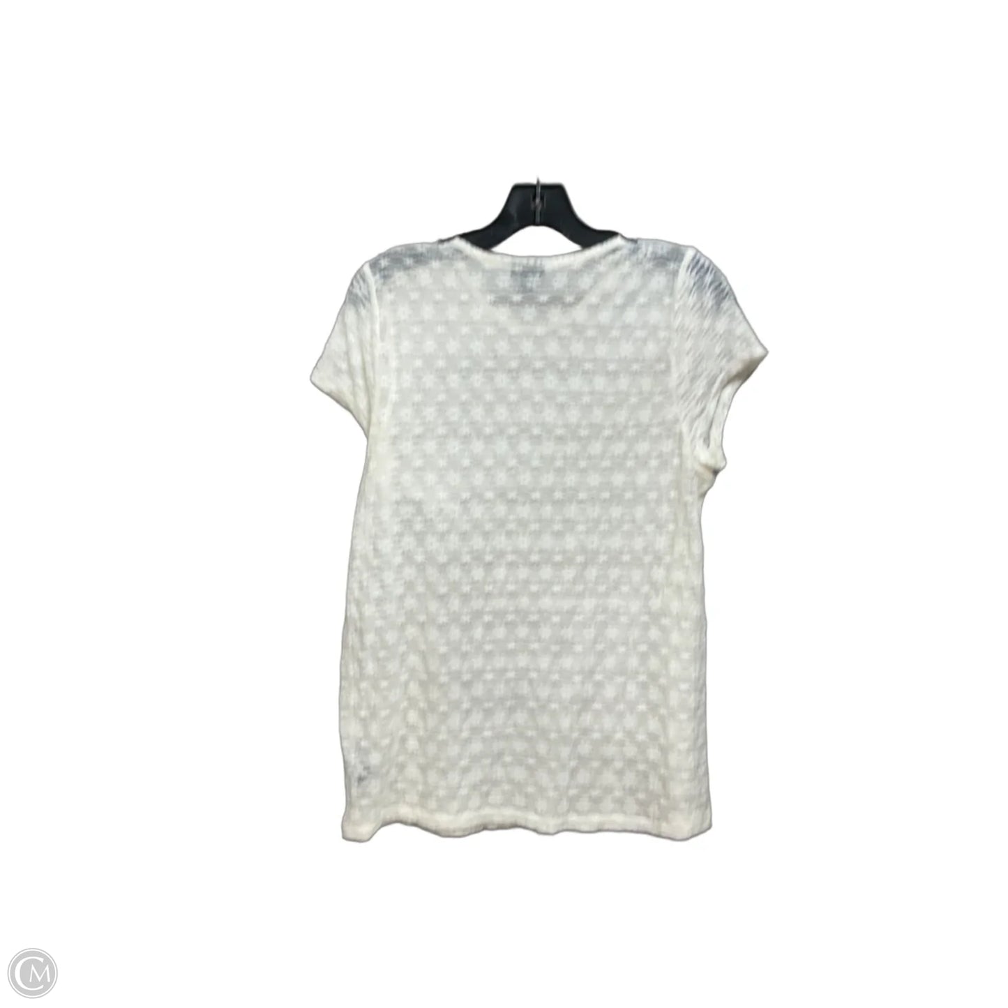 Top Short Sleeve By Torrid In Cream, Size: L