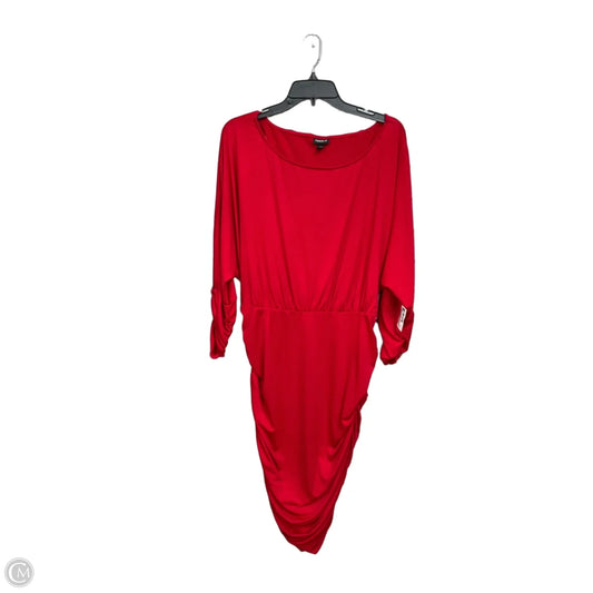 Dress Casual Midi By Torrid In Red, Size: 1x