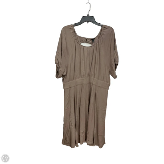 Dress Casual Short By Torrid In Brown, Size: 1x