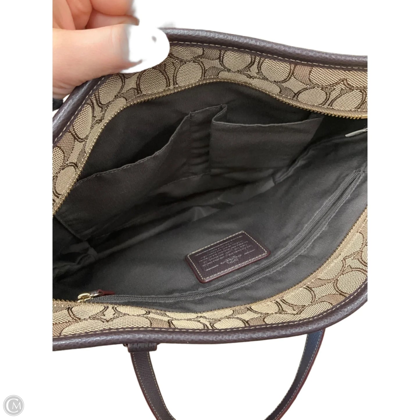Handbag Designer By Coach, Size: Medium