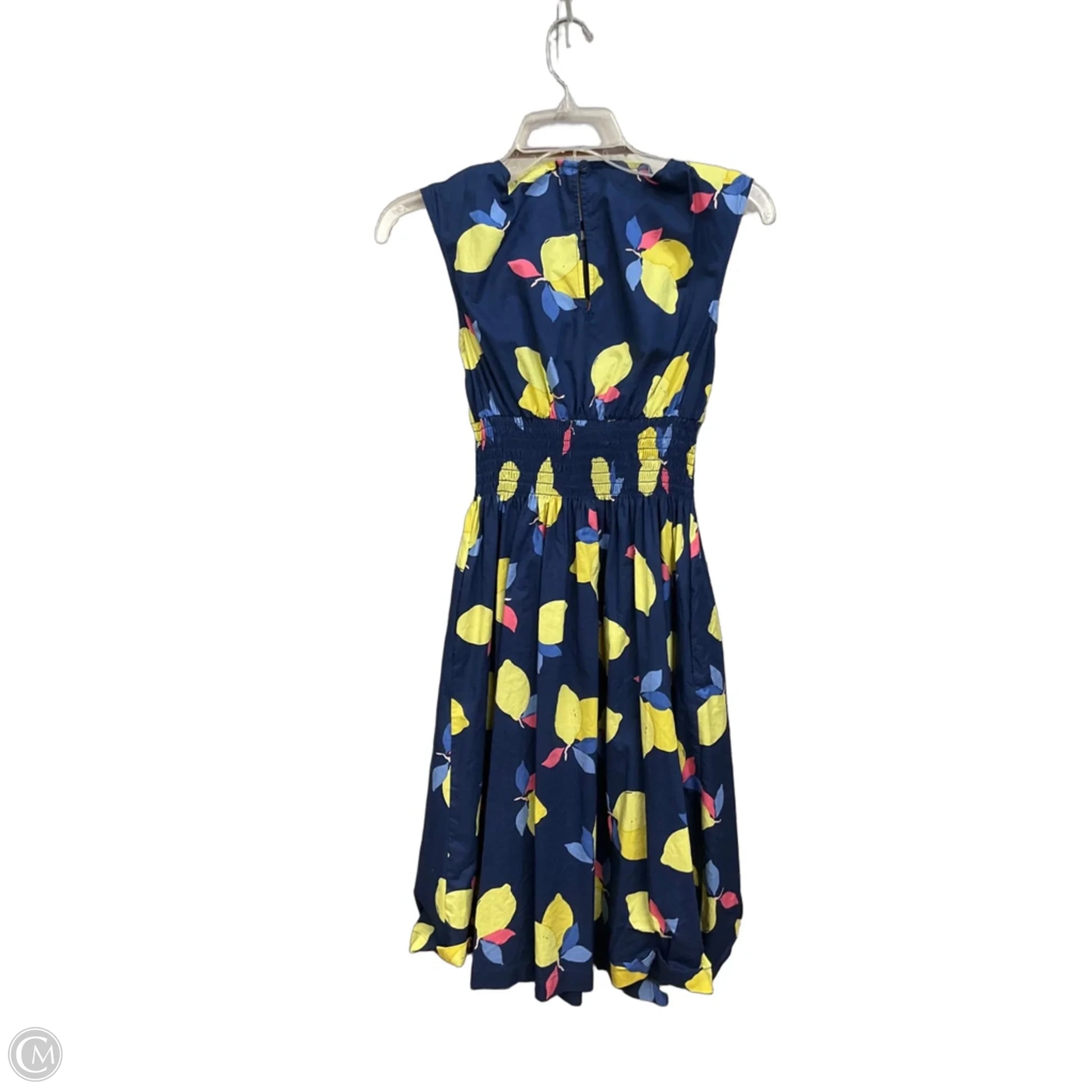 Dress Designer By Kate Spade In Blue & Yellow, Size: Xs – Clothes Mentor Westerville OH #126